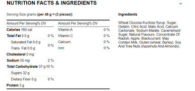Koala Jumbo Sour Cherry Cola  Candy - 2.2lbs