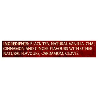 Twinings French Vanilla Chai Sweet & Spiced Tea Bags - 20-Count Box(6/CASE)