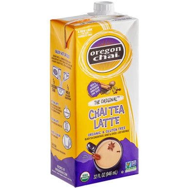 Oregon Chai Organic Original Chai Tea Latte 32 fl. oz (12/Case)