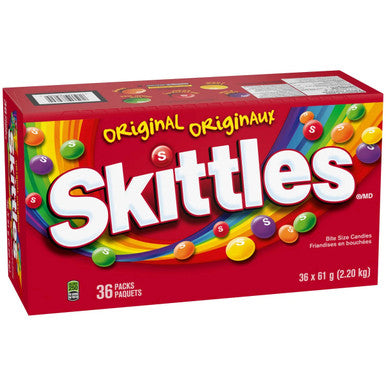 Skittles Original Candy Bulk 61g/2.15oz -(Pack Of 36)