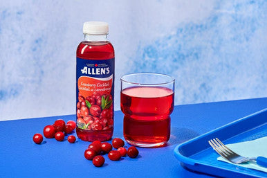 Allens Juice Cranberry Cocktail 300ml/10.14oz (24/Case) - Canadian Made