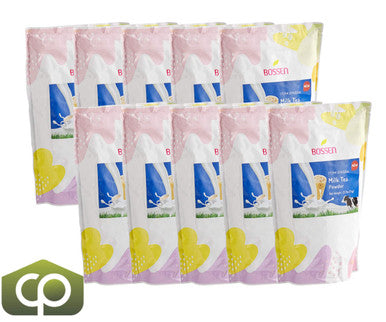 Bossen All-in-One Bubble Tea Milk Tea Powder Mix 2.2 lb. (1 kg) | Full-Bodied Black Tea(10/Case)