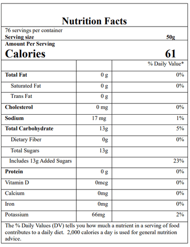 Bossen Assorted Rainbow Jelly Topping 8.38 lb. (3.8 kg) - 4/Case | Sweet Sugar
