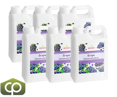Bossen Grape Bubble Tea Concentrated Syrup 64 fl. oz. (1.89 L) | Real Juice(6/Case)