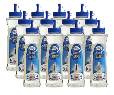 Master of Mixes Simple Syrup 375 mL - Pure Cane Sugar (12/Case)