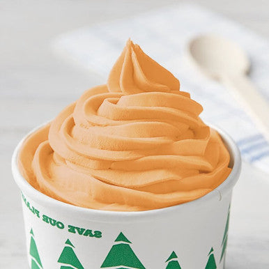 Sunkist Peach Soft Serve Mix 2 lb./0.90 kgs - 5/Case