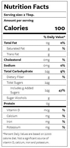 Torani Puremade Peach Flavoring Syrup - 750 mL of Glass Bottle (12/Case)