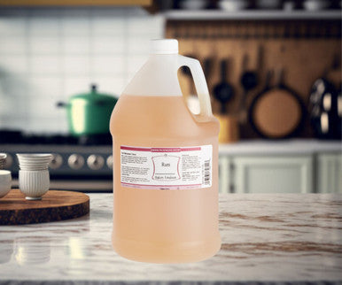 LorAnn Oils 1 Gallon Rum Water-Based Bakery Emulsion