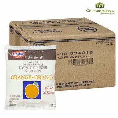 Oetker Flavour Orange Crystals 425g/15oz (12/Case) - Canadian Made