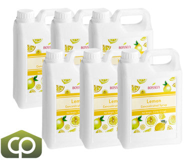 Bossen Lemon Bubble Tea Concentrated Syrup 64 fl. oz. (1.81 kg)(6/Case)
