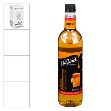 Davinci Caramel Classic Beverage Syrup | 750ML/Unit, 4 Units/Case
