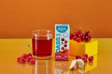Oasis Juice Fruit Fusion Hydrafruit 200ML/6.76 oz (30/Case) - Canadian Made