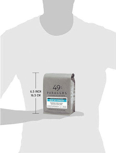 49th Parallel BLUE SKY Espresso Dark Blend Coffee Beans (0.34 kg / 0.75 lbs) (6/Case)