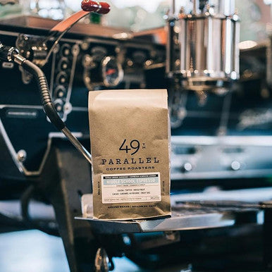 49th Parallel MIDDLE SCHOOL Espresso Medium Blend Coffee Beans 0.34 kg / 0.75 lbs (6/Case)