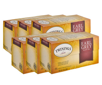 Twinings Earl Grey Aromatic Delight Tea Bags - 25/Box(6/CASE)