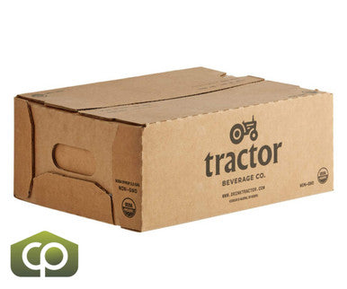 Tractor Beverage Co. Organic Blood Orange Soda Syrup 2.5 Gallon Bag in Box