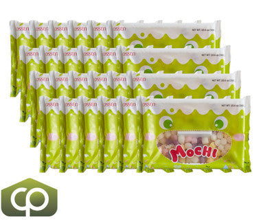 Bossen 10.6 oz. (0.31 kg) Assorted Mini Bubble Tea Mochi Flavored Rice Cakes - 24/Case