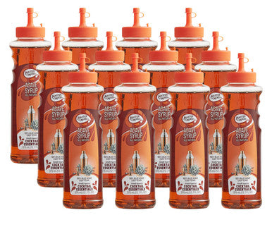 Master of Mixes Agave Syrup 375 mL - All-Natural Sweetener (12/Case)
