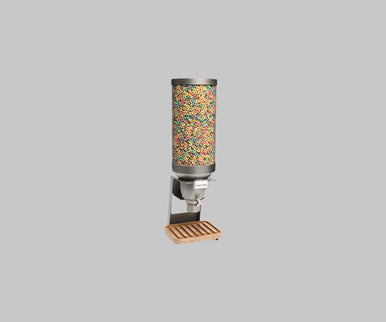 Rosseto 13.3 Liter Single Canister Snack/Cereal Dispenser - Modern Convenience with Natural Bamboo Accents