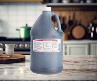LorAnn Oils 1 Gallon Red Velvet Water-Based Bakery Emulsion