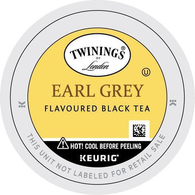 Twinings Earl Grey Tea K-Cup Pods - 24-Box | Premium Black Tea(4/CASE)