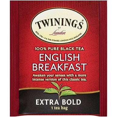 Twinings English Breakfast Extra Bracing Boldness Tea Bags - 20/Box(6/CASE)