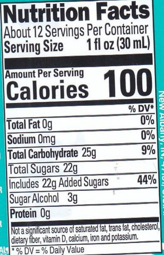 Master of Mixes 375 mL Premium Mint Syrup Refreshing Spearmint Flavor (12/Case)