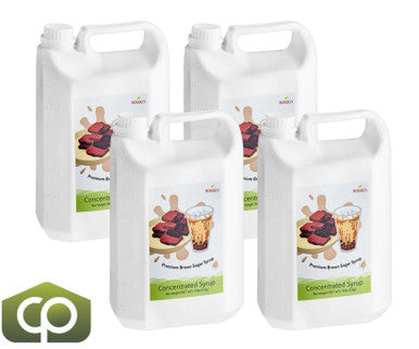 Bossen Premium Brown Sugar Bubble Tea Concentrated Syrup 5 kg (11.2 lb.) - Rich Elegance(4/Case)