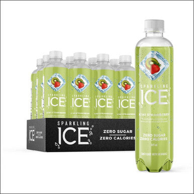 SPARKLING ICE Kiwi Strawberry Zero Calories 503 ml (12 Pack)