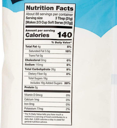 Frostline Vanilla Soft Serve Ice Cream Mix Lactose Free Bulk 6lbs (6/CASE)