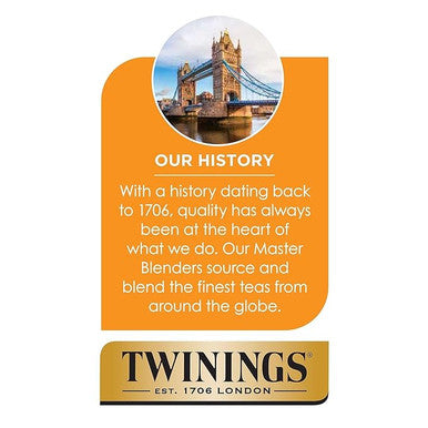 Twinings English Breakfast Premium Tea Bags - 25-Box(6/CASE)