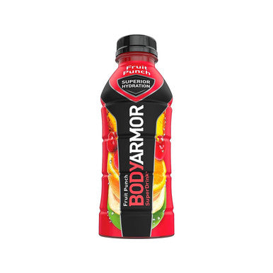 BODYARMOR Sports SuperDrink Coconut Water Hydration Fruit Punch 473ml -12 PACK