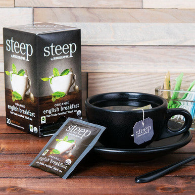Steep By Bigelow Organic English Rich Breakfast Tea Bags - 20-Count(6/CASE)