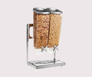 Rosseto PRO 3.8 Liter Double Canister Food Dispenser - Precise Dispensing Convenience