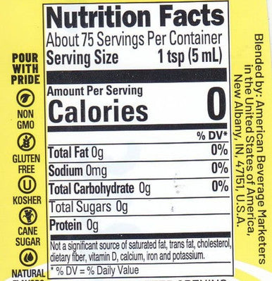 Master of Mixes 375 mL Single Pressed Lemon Juice - Preserves Fresh (12/Case)