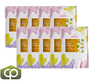 Bossen 2.2 lb. (1 kg) Bubble Tea Durian Powder Mix - Creamy, Sweet Durian Flavor(10/Case)