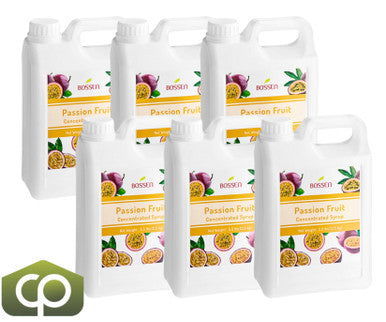 Bossen Passion Fruit Bubble Tea Concentrated Syrup 1.9 kg (64 fl. oz.) - Tropical Bliss(6/Case)