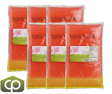 Bossen 4.4 lb. (2 kg) Cherry Blossom Bubble Tea Crystal Boba in Syrup(6/Case)