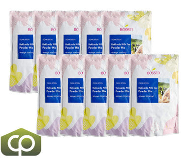 Bossen Hokkaido Milk Tea Powder Mix 2.2 lb. (1 kg) | Full-Bodied Black Tea Flavors(10/Case)
