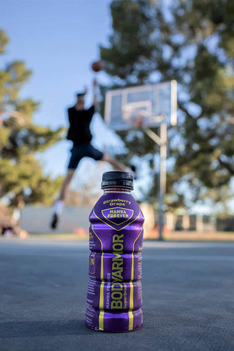 BODYARMOR Sports SuperDrink Coconut Water Hydration Strawberry Grape MAMBA FOREVER 473ml -12 PACK