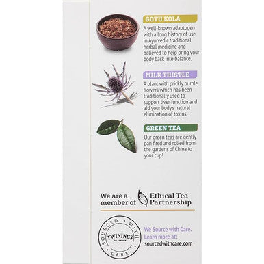 Twinings Detox Adaptogens, Grapefruit & Basil tea - 18/Box(6/CASE)