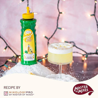 Master of Mixes 375 mL Single Pressed Lemon Juice - Preserves Fresh (12/Case)