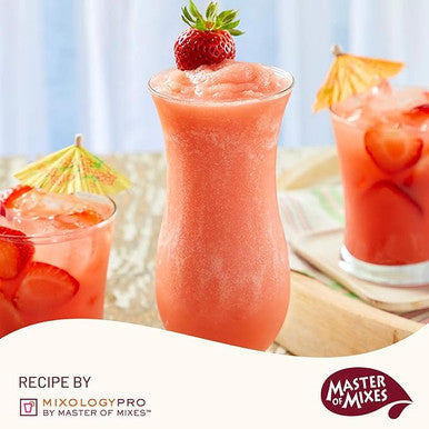 Master of Mixes 1 Liter Strawberry Colada Mix - Creamy Coconut (12/Case)
