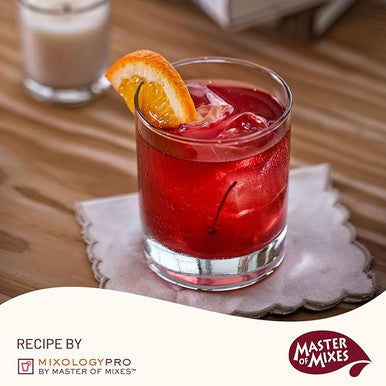 Master of Mixes 375 mL Old Fashioned Mix - Bold Blend of Dark Cherries (12/Case)