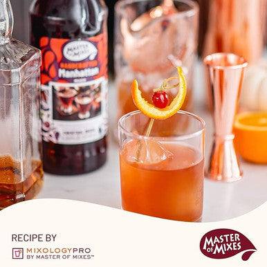 Master of Mixes 1 Liter Manhattan Martini Mix - Delicious Blend (12/Case)
