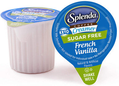 Splenda Sugar-Free French Vanilla Creamer Single Serve Cups - 180/Case