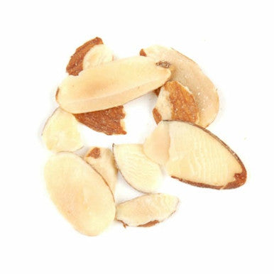 Toasted Natural Sliced Almonds Unsalted Bulk Size 25 lbs/11.33 kgs