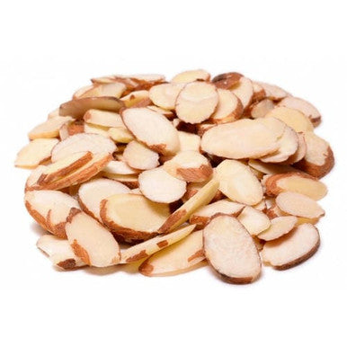 Toasted Natural Sliced Almonds Unsalted Bulk Size 25 lbs/11.33 kgs