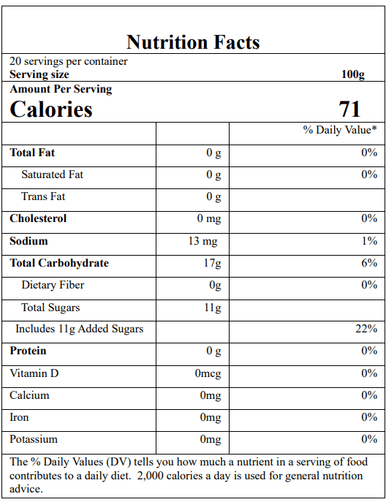 Bossen 4.4 lb. (2 kg) Cherry Blossom Bubble Tea Crystal Boba in Syrup(6/Case)