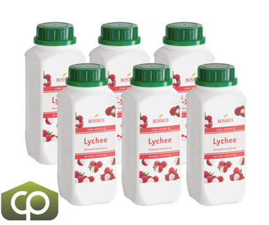 Bossen Lychee Bubble Tea Concentrated Syrup - 30 fl. oz.(6/Case)